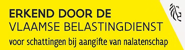 Erkend door de Vlaamse Belastingdienst — voor schattingen bij aangifte van nalatenschap
